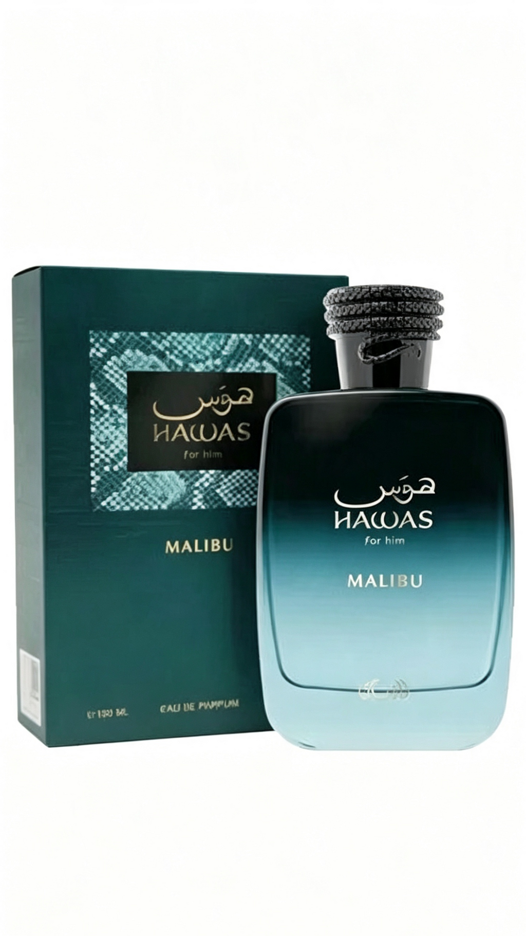 Rasasi Hawas for Him Malibu Eau de Parfum.